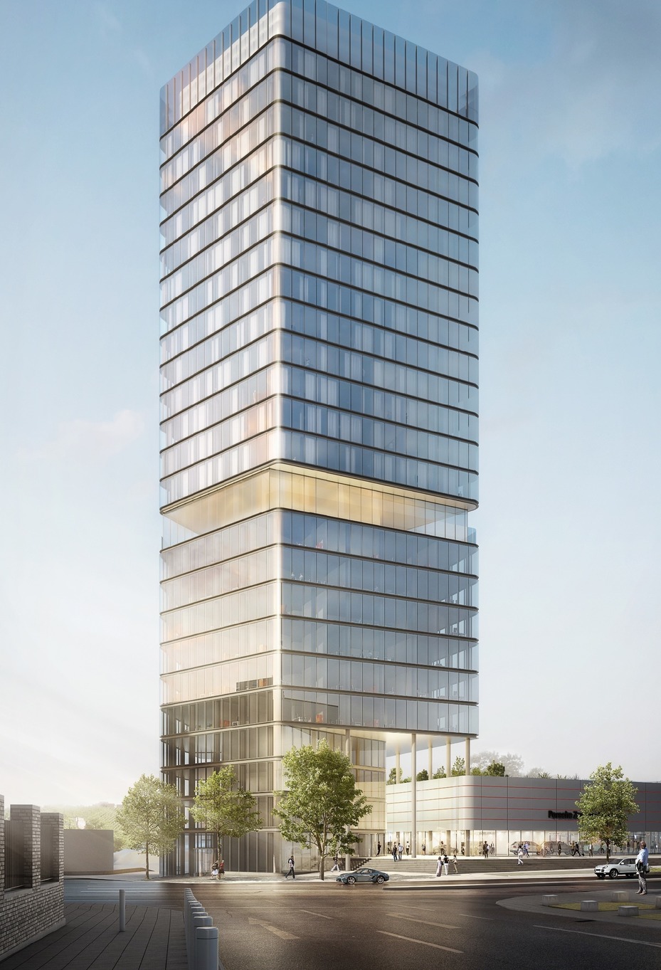 Porsche Design Tower am Stuttgarter Pragsattel geplant