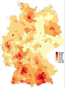 Grafik Durchschnitt Hauspreise