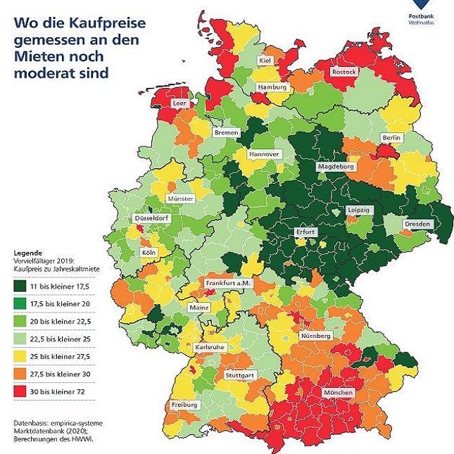 Bis zu 72 Jahresmieten! Neue Immo-Liste zeigt, wo der Hauskauf Irrsinn ist